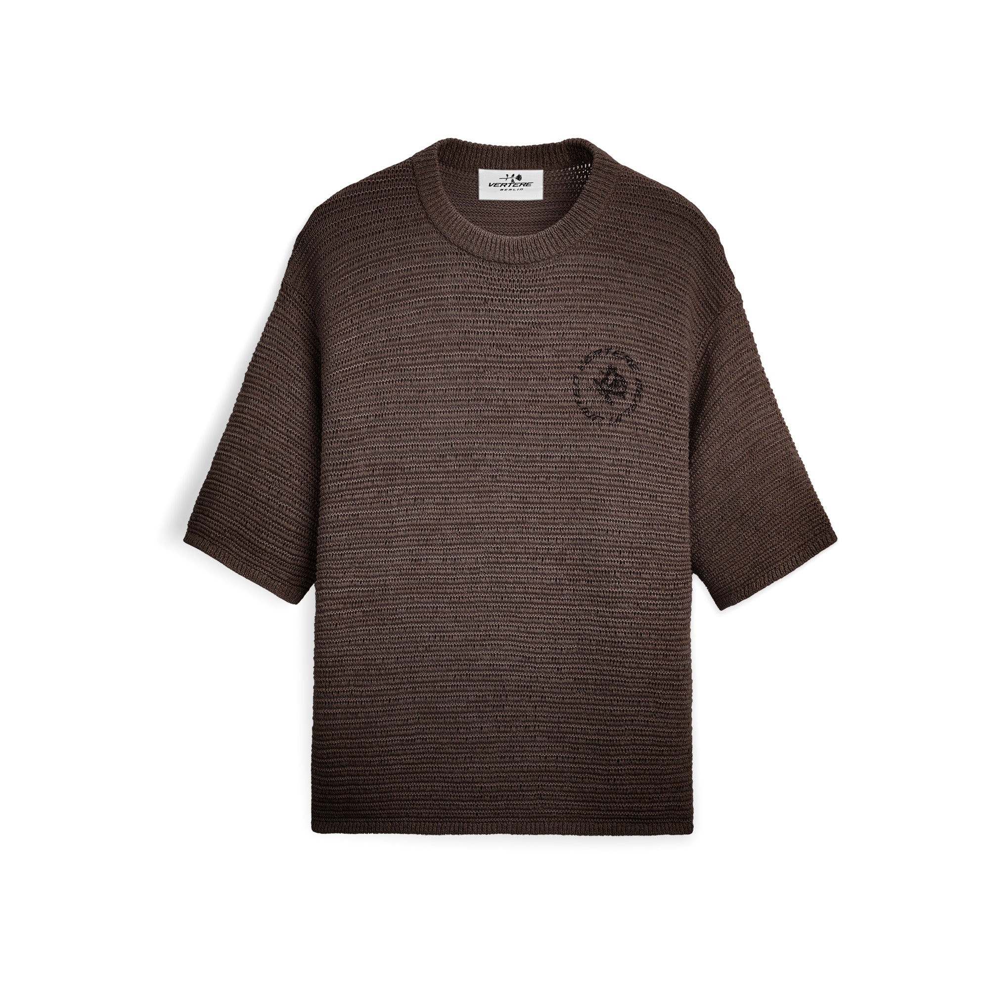 CIRCLE KNIT T-SHIRT - WASHED OLIVE