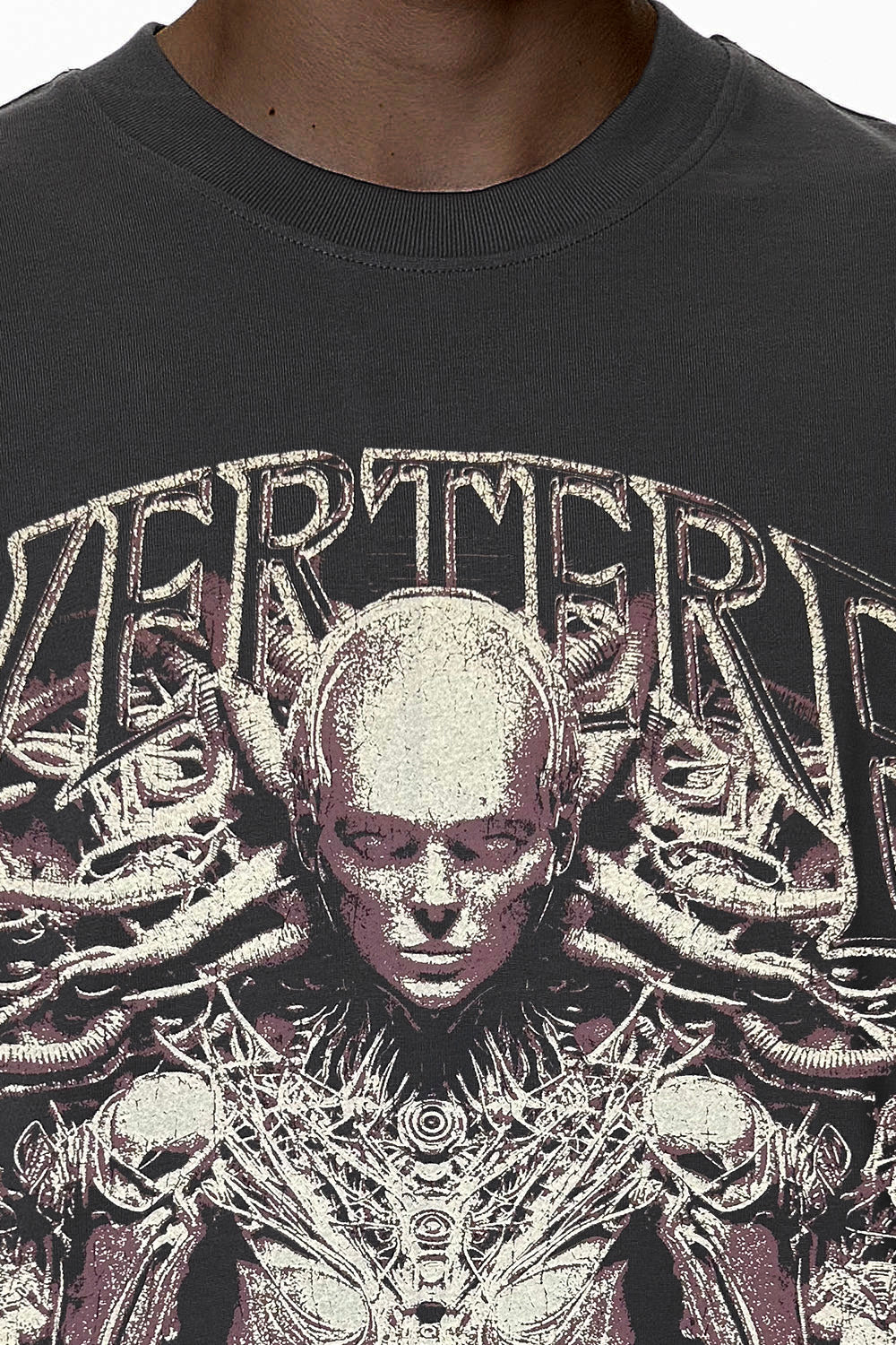 MEDUSA T-SHIRT - WASHED BLACK