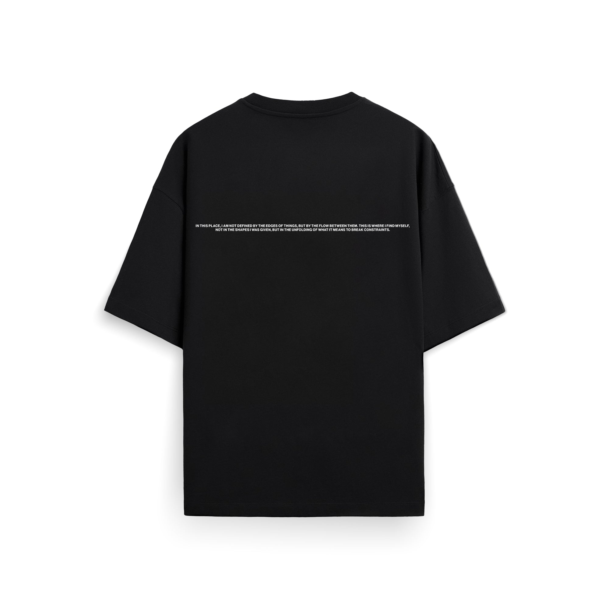 TAPED T-SHIRT - BLACK
