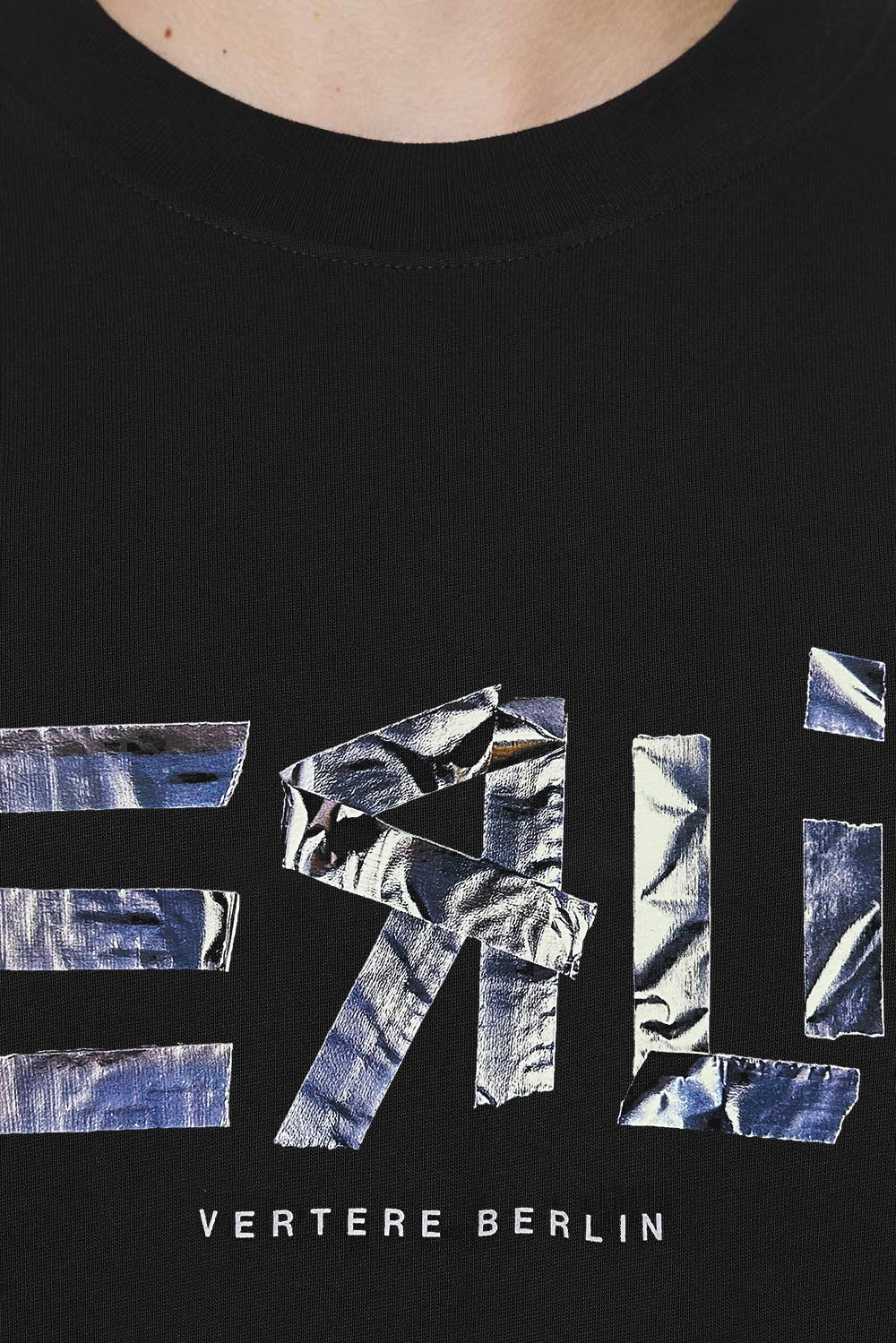 TAPED T-SHIRT - BLACK
