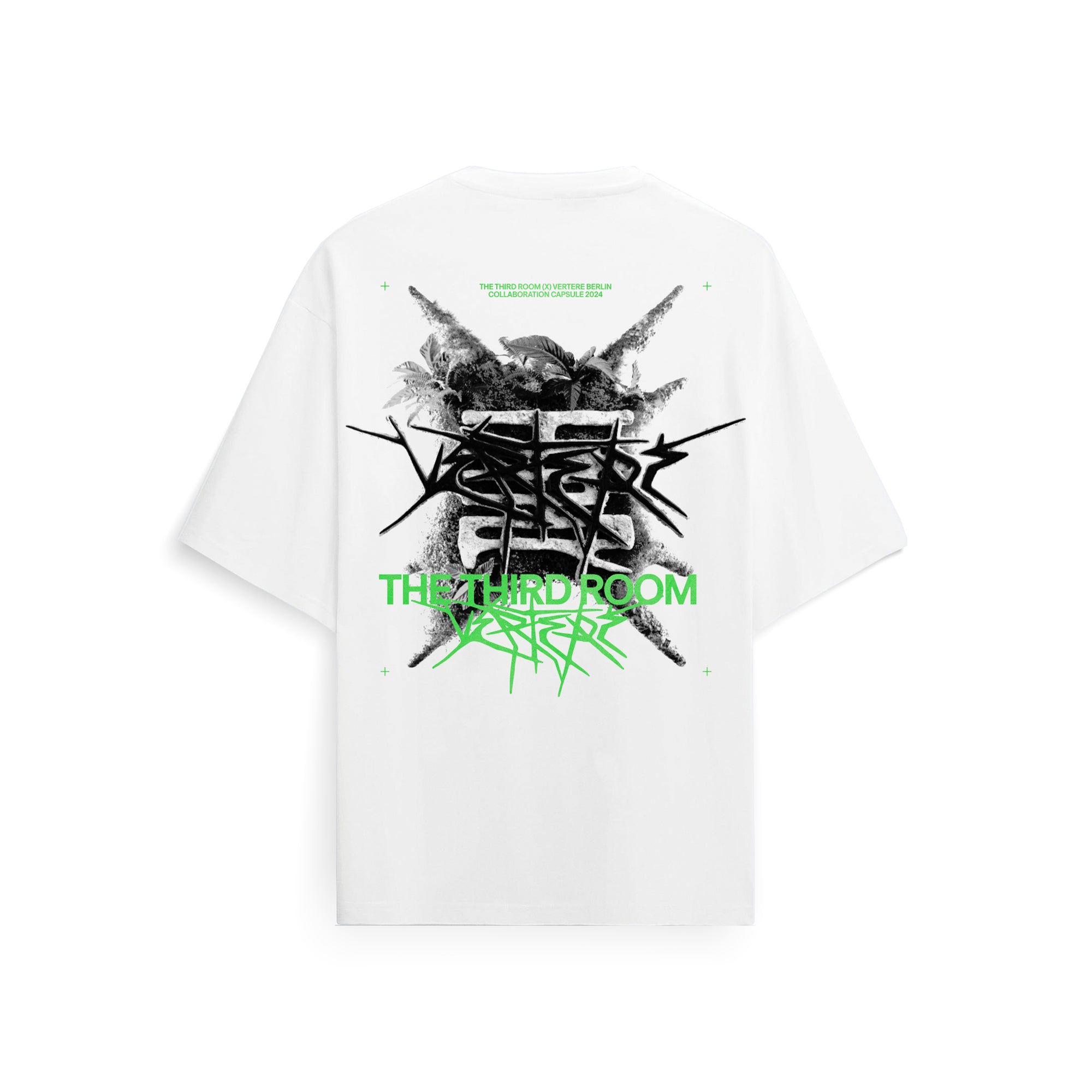 THE THIRD ROOM X VERTERE BERLIN FLORA T-SHIRT - WHITE