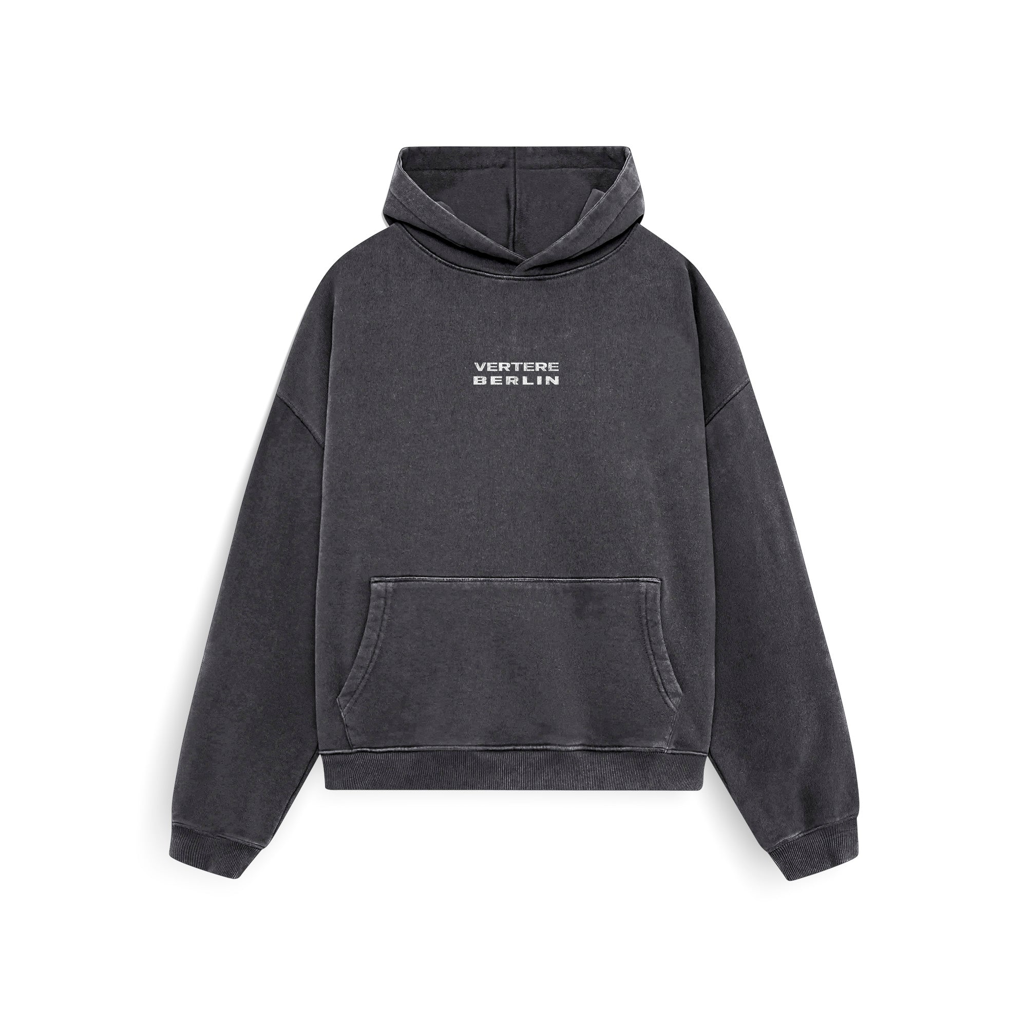 FADED HOODIE - WASHED BLACK