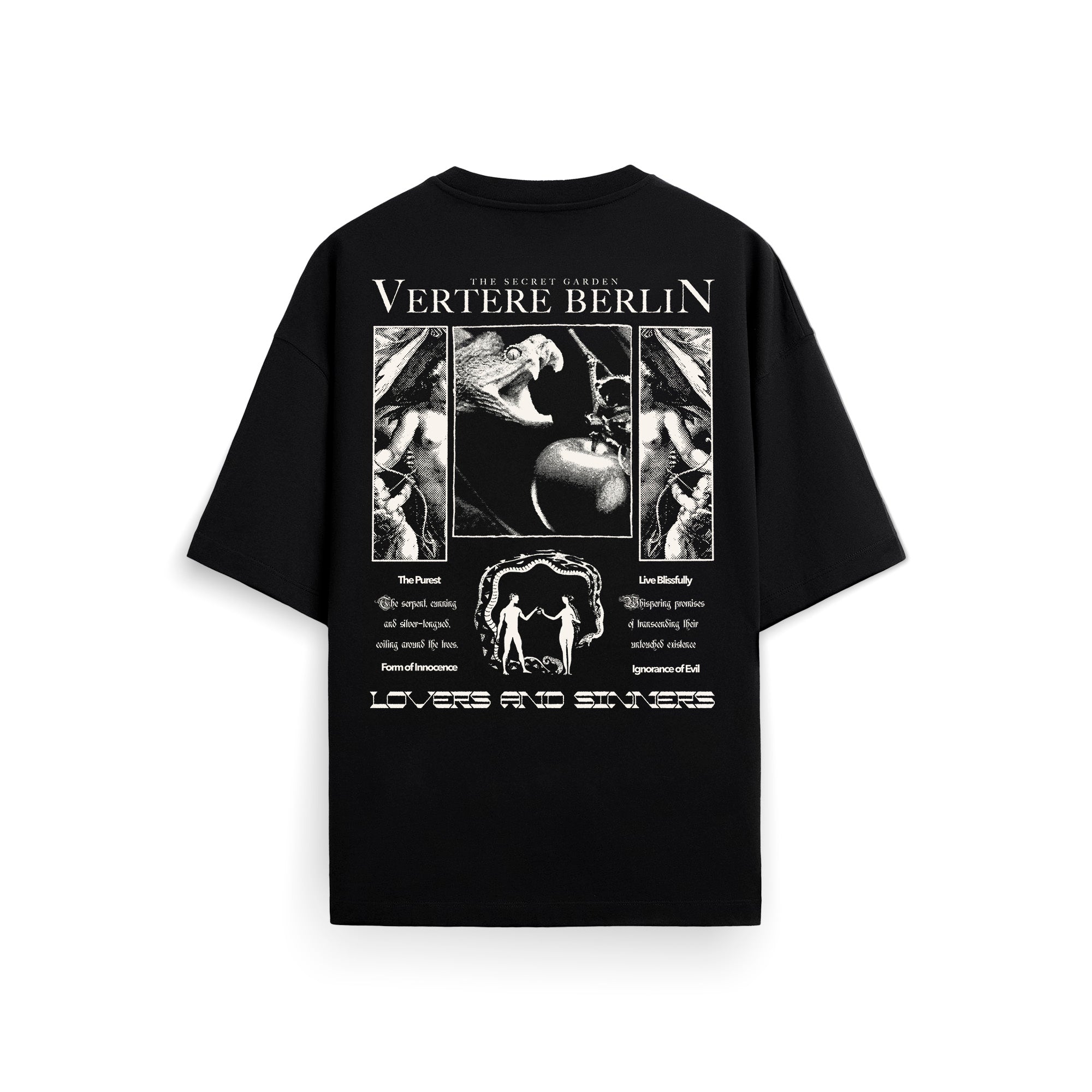 SECRET GARDEN T-SHIRT - BLACK