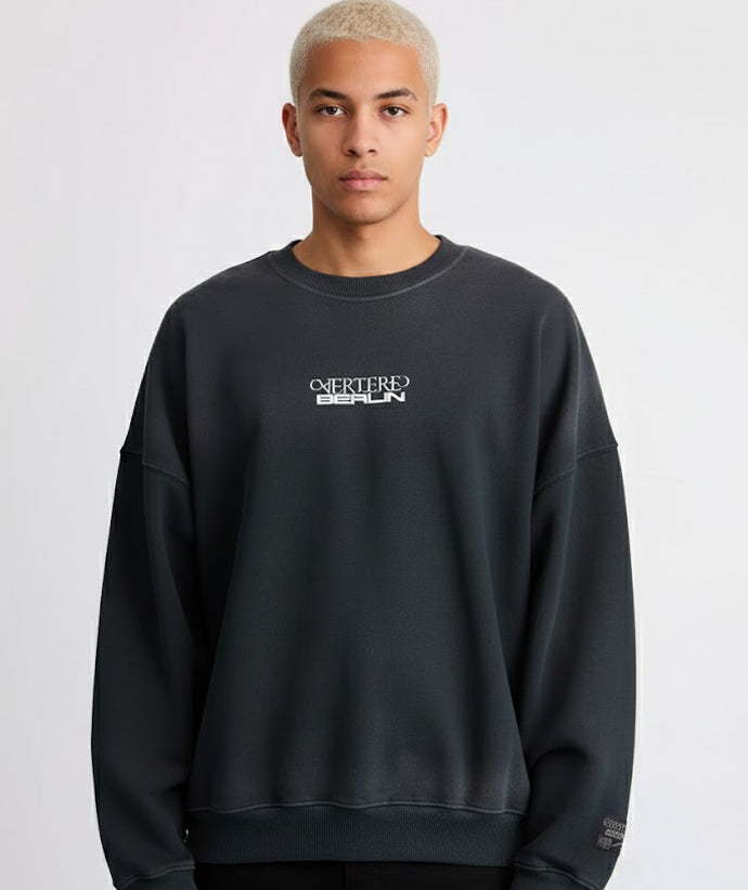CORE SWEATER - FADED BLACK
