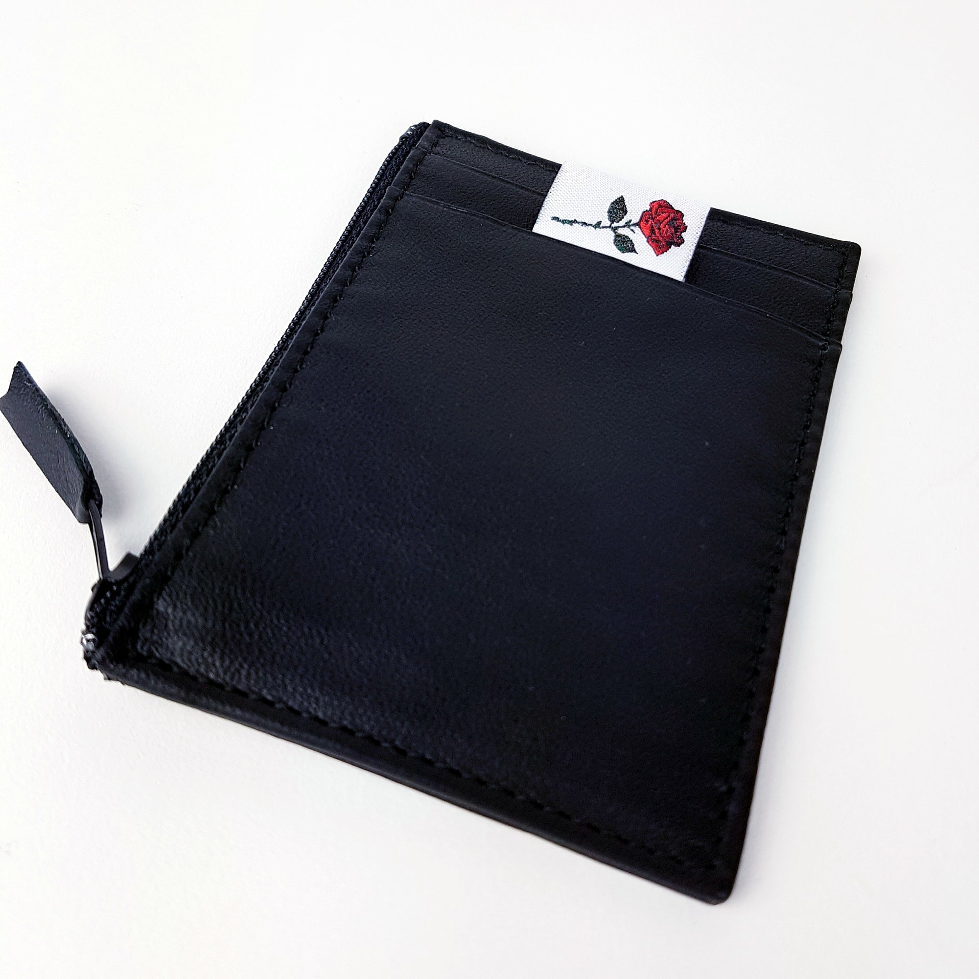 LEATHER WALLET - BLACK