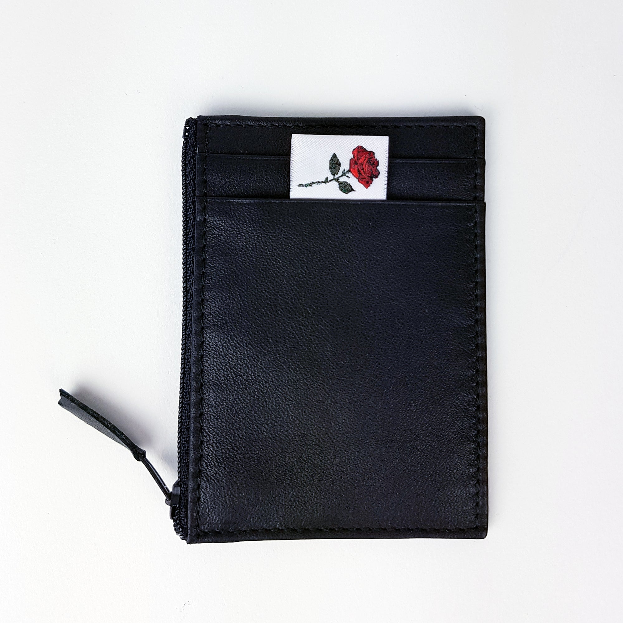 LEATHER WALLET - BLACK