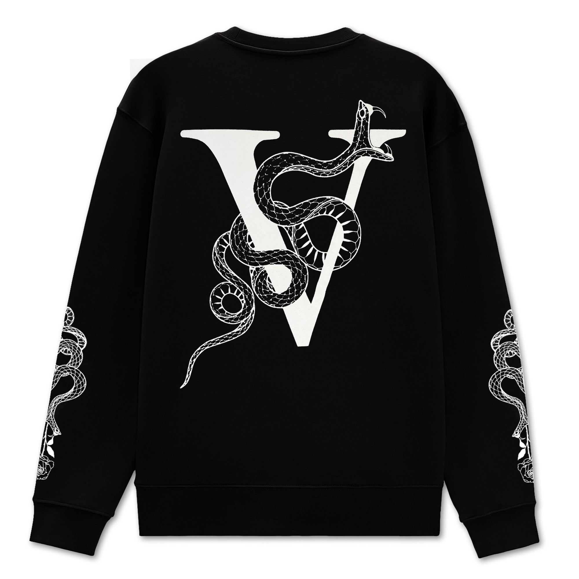 ANIMAUX SAUVAGES SNAKE SWEATER - BLACK